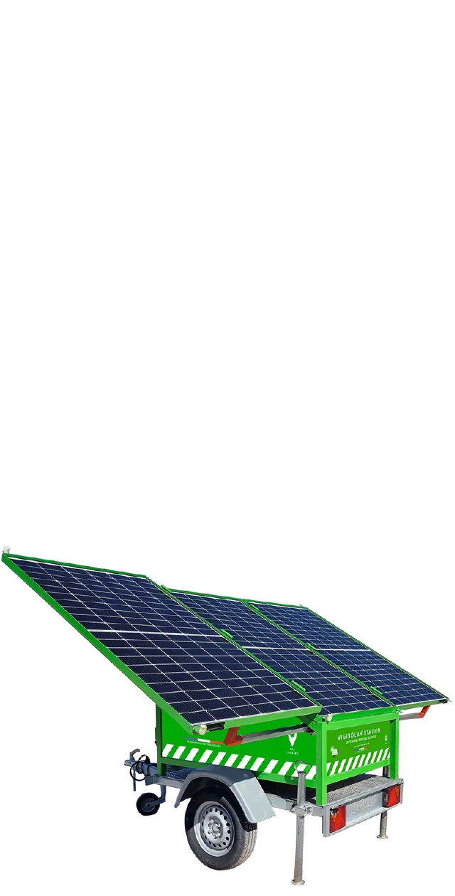 Solaranhänger Vigisolar Station